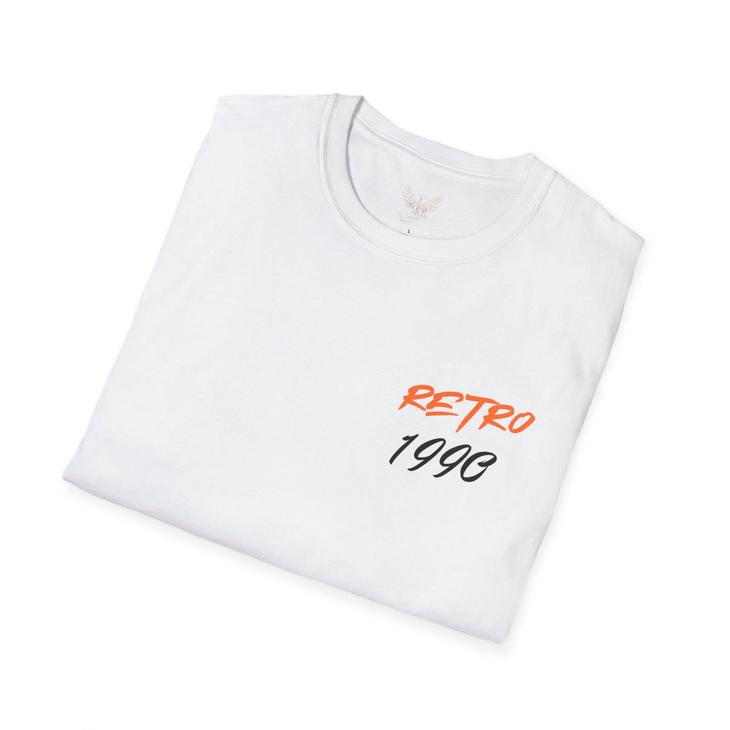 Retro 1990 - Front & Back - Unisex Softstyle Design T-Shirt