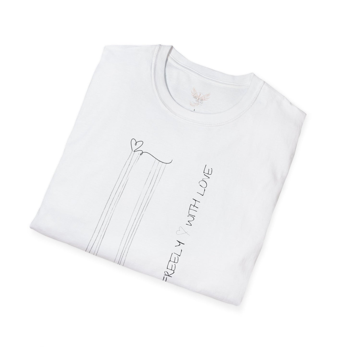 Together, Freely, With Love - Unisex Softstyle Design T-Shirt