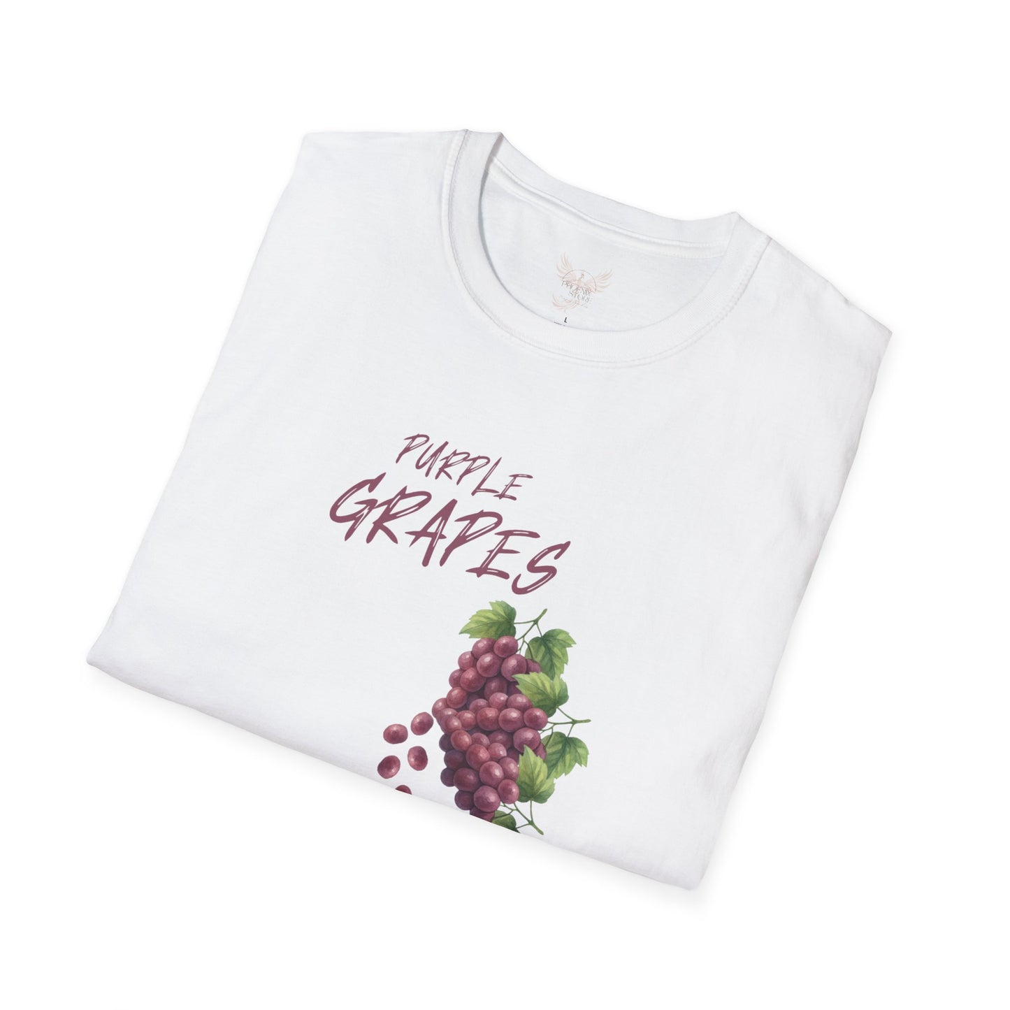 Purple Grapes - Unisex Softstyle Design T-Shirt