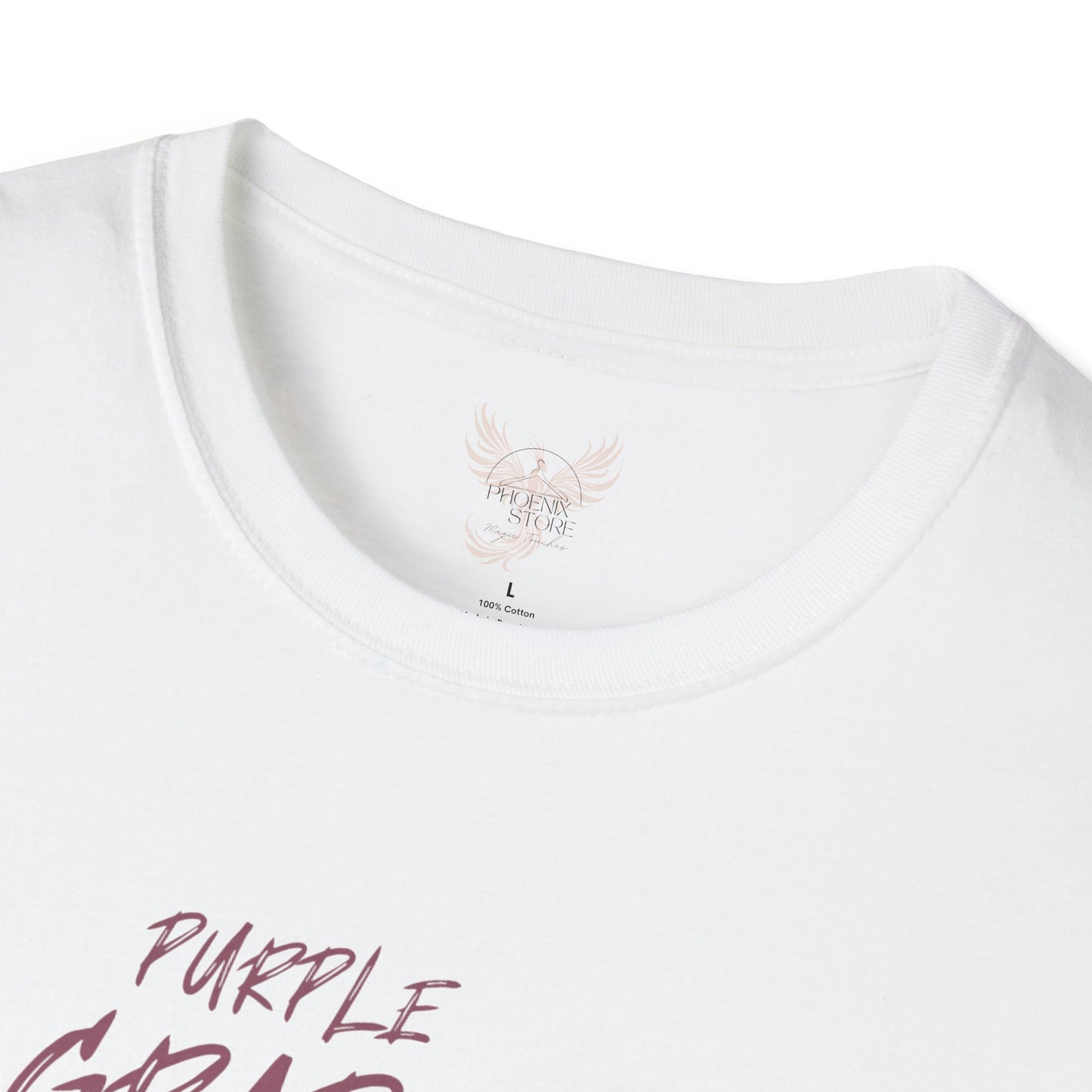 Purple Grapes - Unisex Softstyle Design T-Shirt