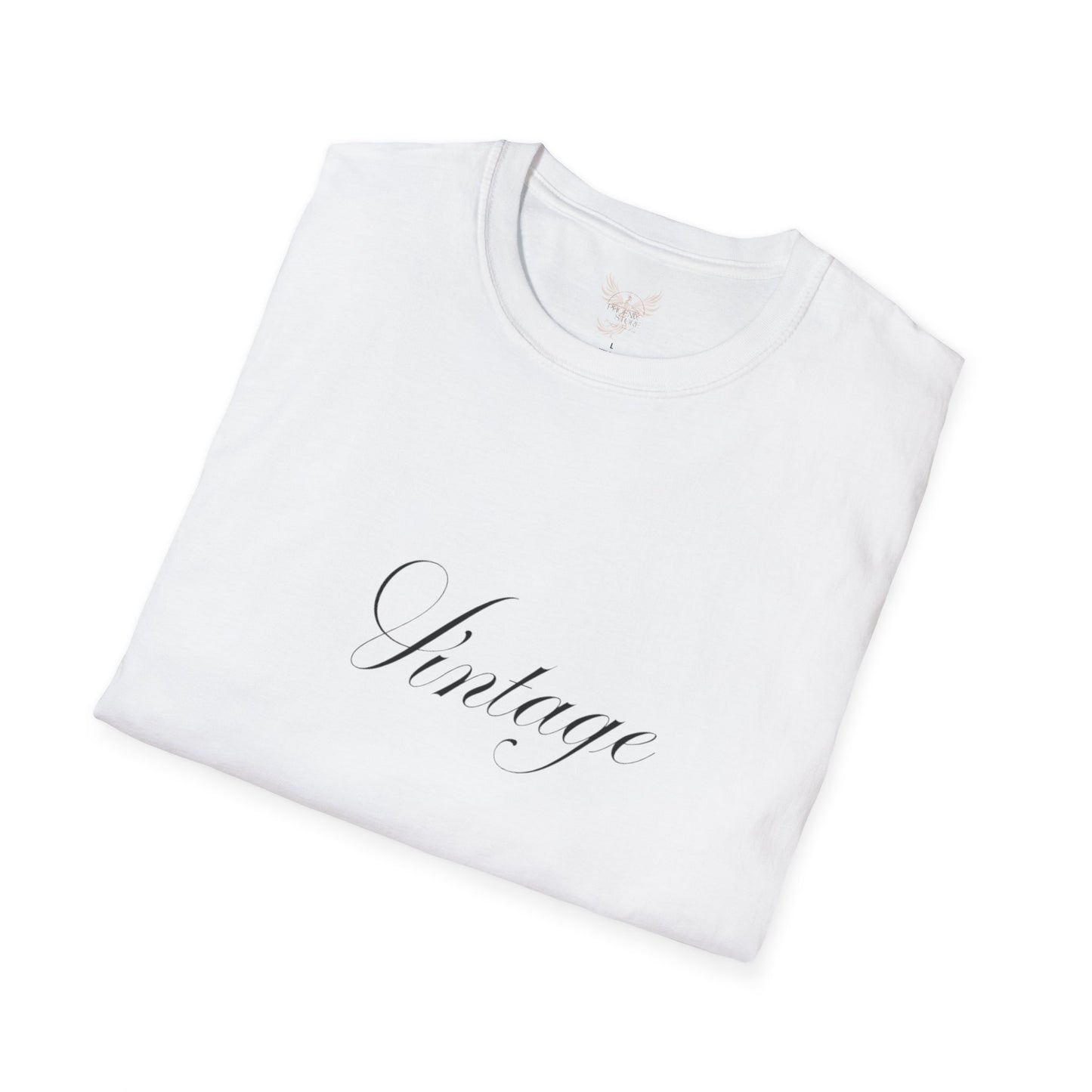 Vintage - Front & Back - Unisex Softstyle Design T-Shirt