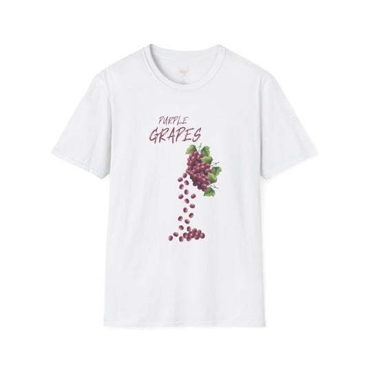 Purple Grapes - Unisex Softstyle Design T-Shirt