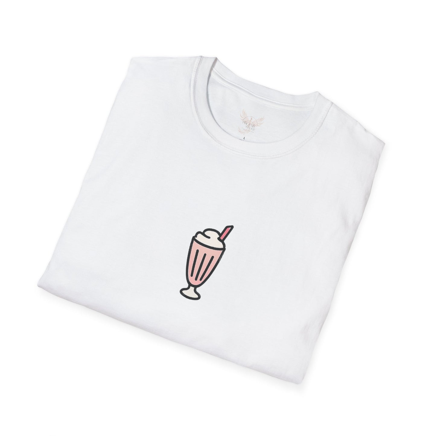 I'm a Milkshake Person. - Front & Back Print - Unisex Softstyle Design T-Shirt
