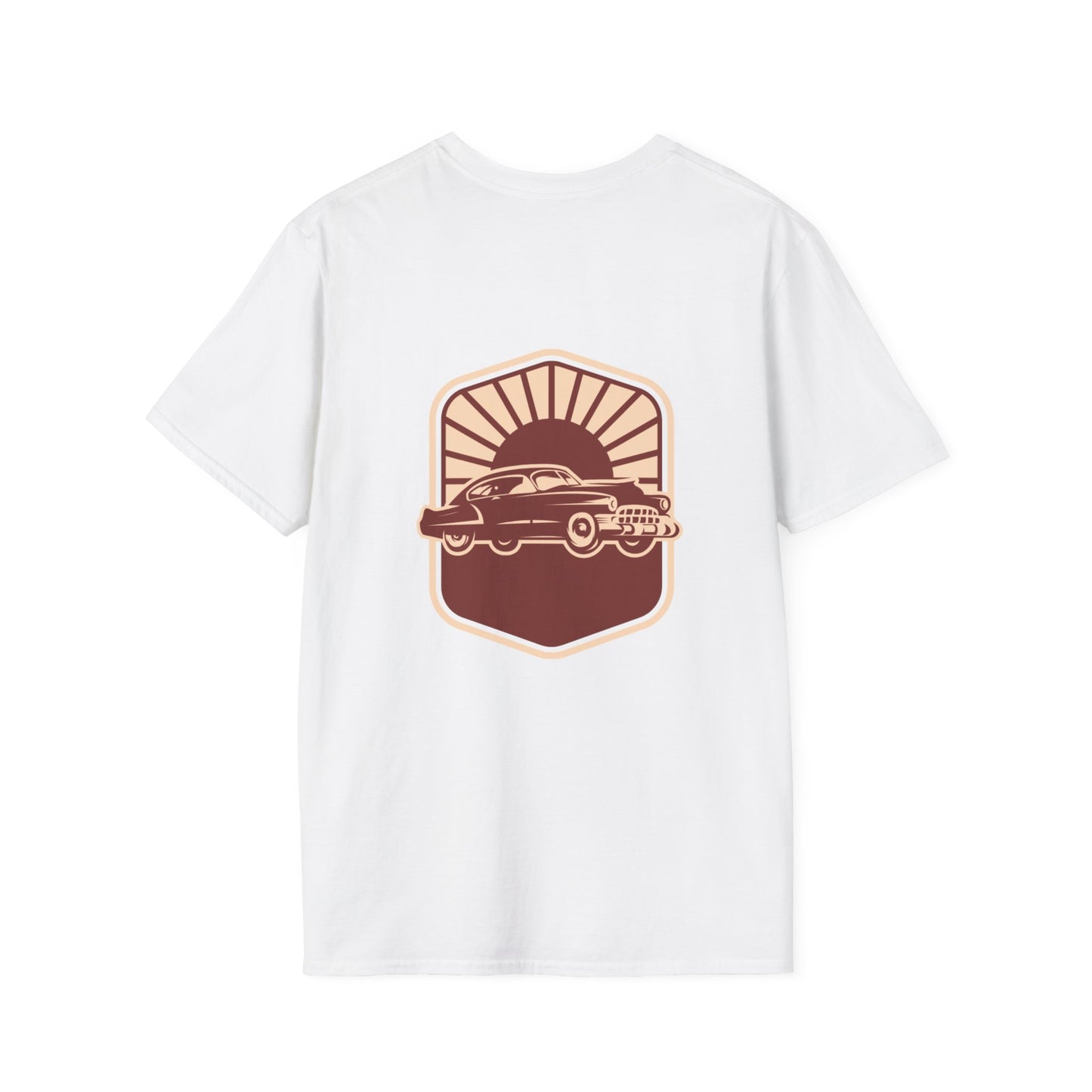 Not Old. Vintage. - Front & Back - Unisex Softstyle Design T-Shirt