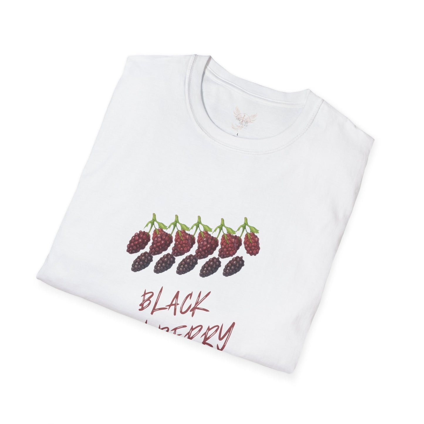 Black Mulberry - Unisex Softstyle Design T-Shirt